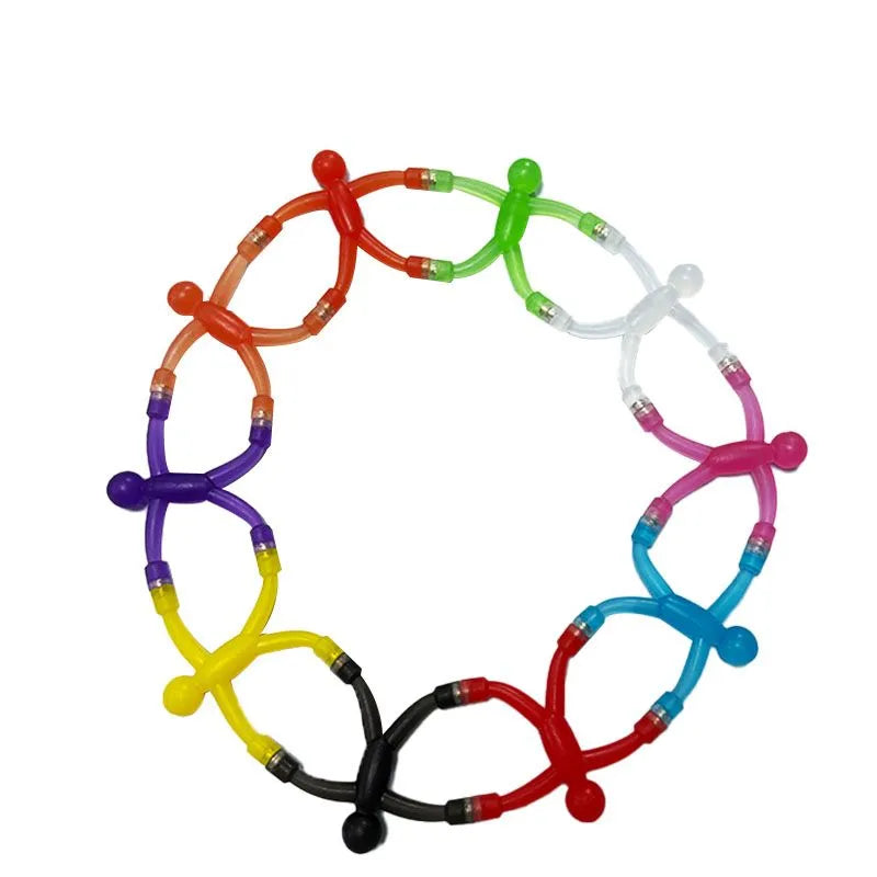 😌Colorful Soft Rubber Magnet Stick Figure