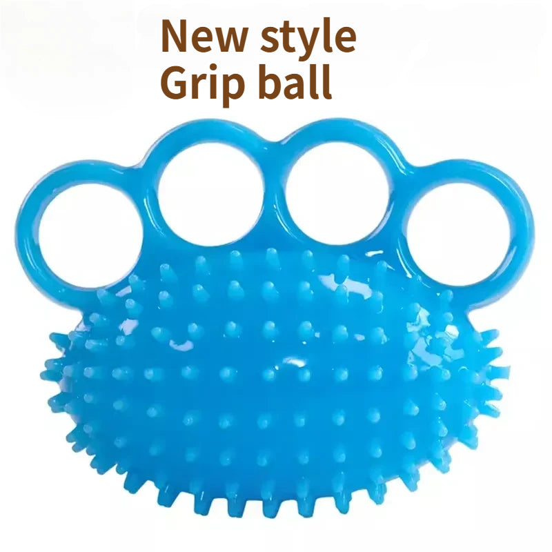 Four-finger grip training stress relief ball