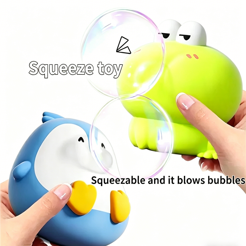 🐷🐸🐧🐑4PCS squeeze bubble popping stress relief toys
