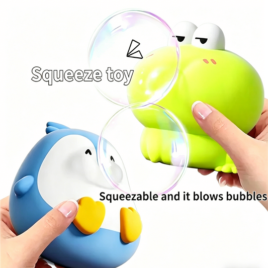 🐷🐸🐧🐑4PCS squeeze bubble popping stress relief toys