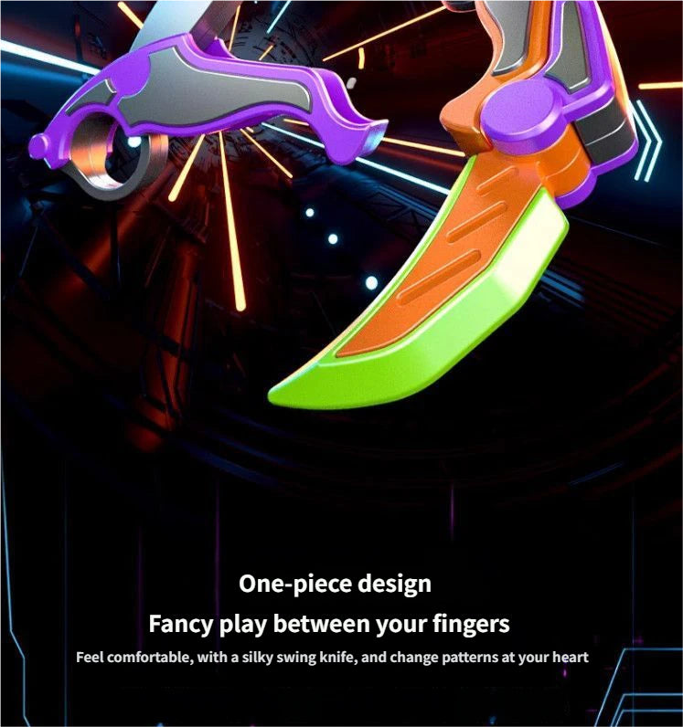 2PCS - 3D printed claw knife and radish knife