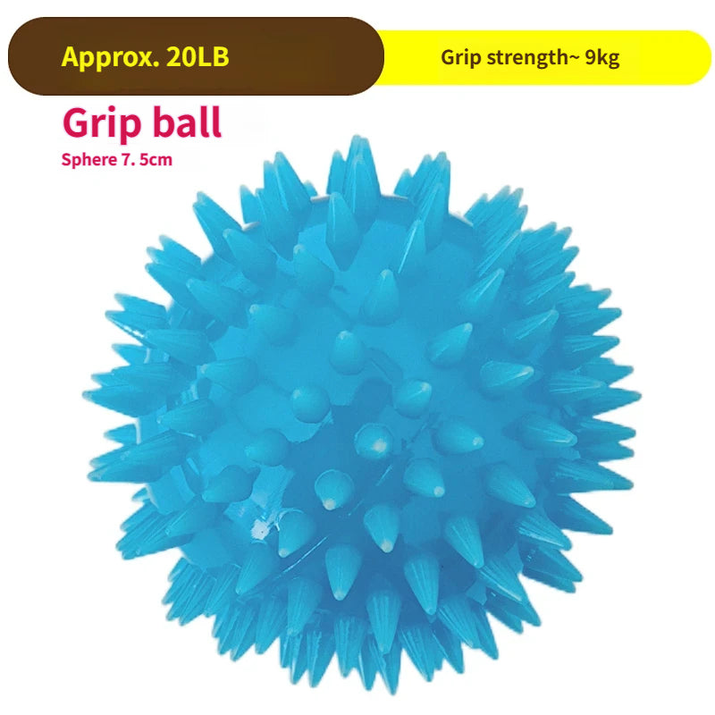Four-finger grip training stress relief ball