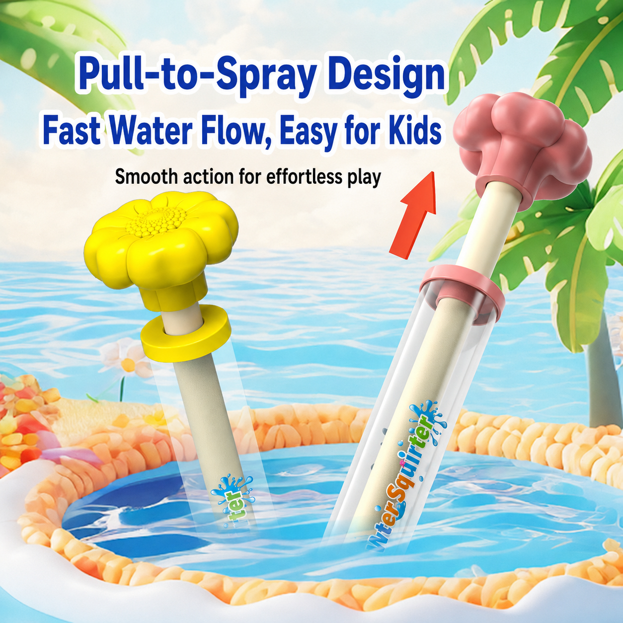 2 PCS Pull & Spray Water Guns💦