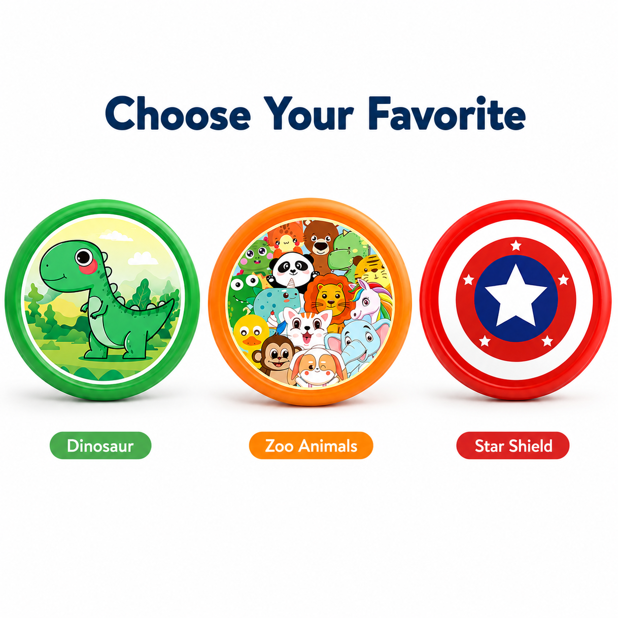 Soft Cartoon Flying Disc for Outdoor Fun