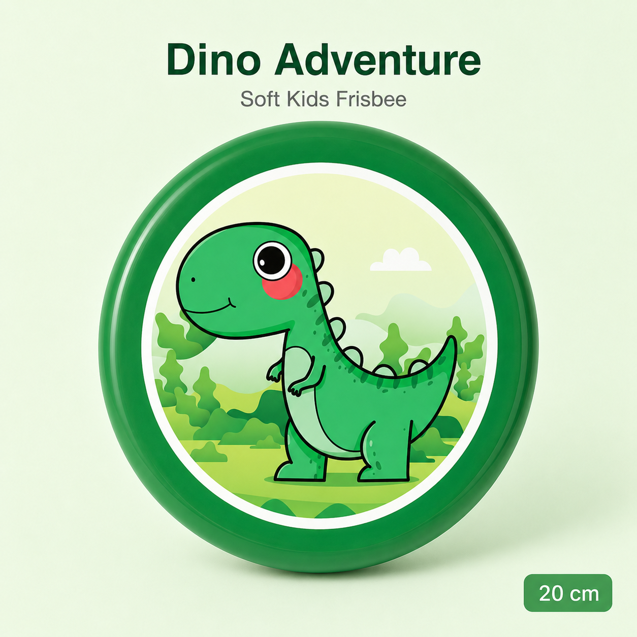 Soft Cartoon Flying Disc for Outdoor Fun