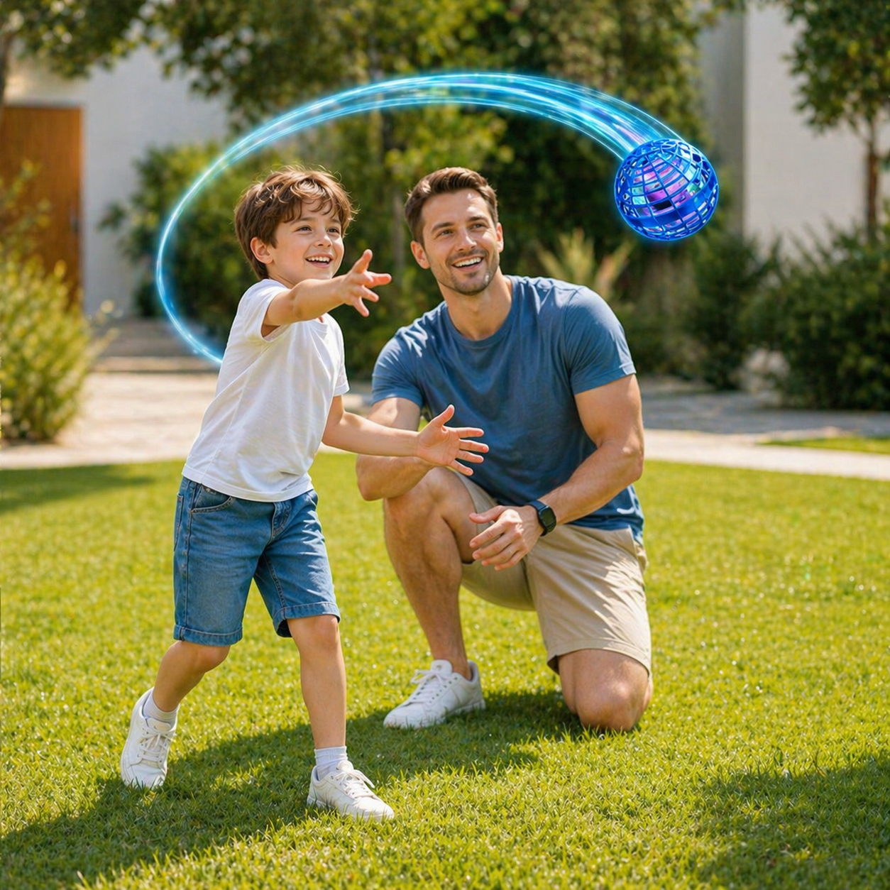 Boomerang Flying Ball – Colorful LED Magic Hover Ball Toy