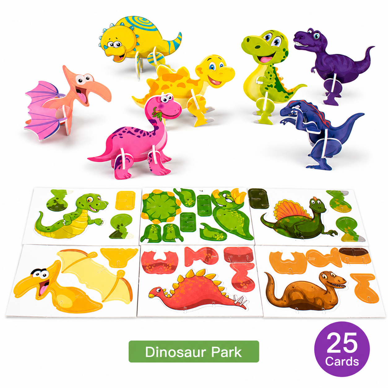 3D Paper Puzzle Set for Kids – Build, Learn & Play Craft Toy