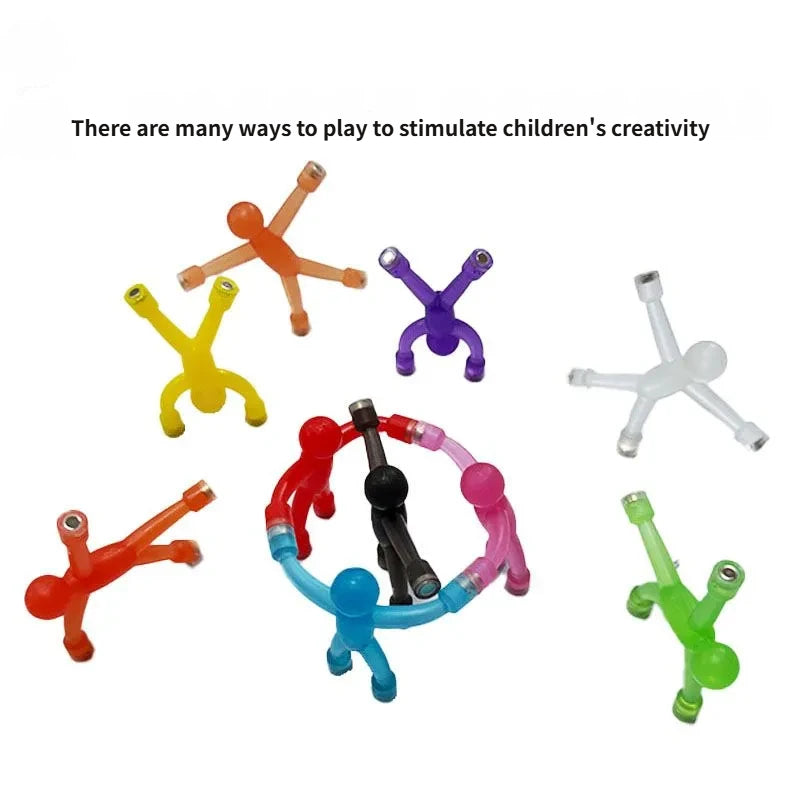 😌Colorful Soft Rubber Magnet Stick Figure