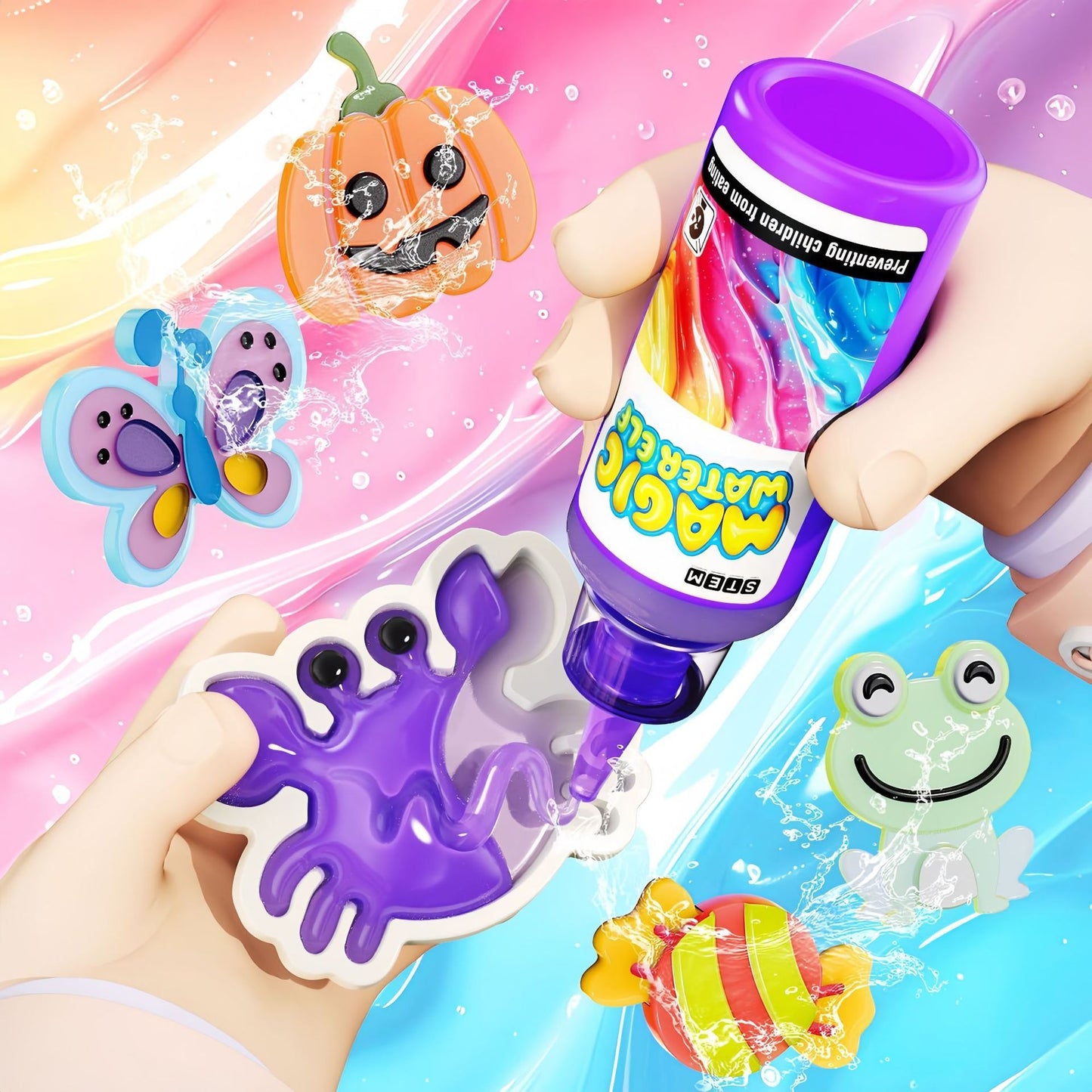 🎨Magic Water Gel DIY Kit