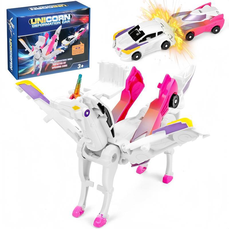 🚗Two-Cars Transforming Unicorn Toy