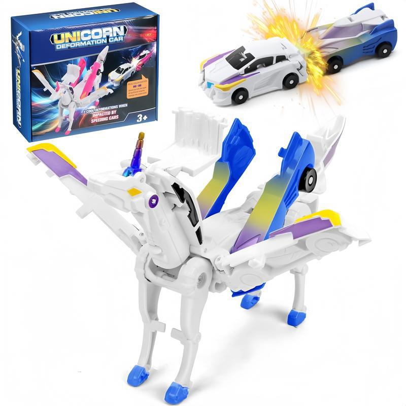 🚗Two-Cars Transforming Unicorn Toy