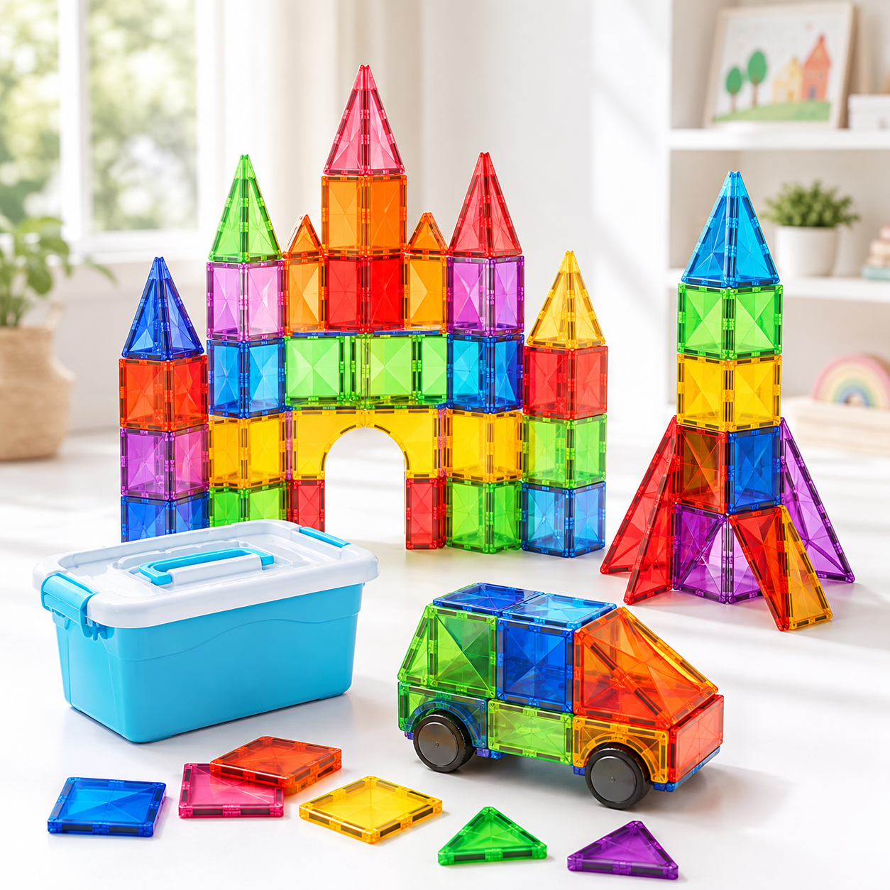Creative Magnetic Building Tiles🧠