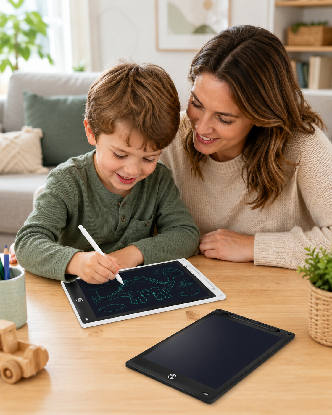 10/12" LED Writing Tablet – Ultra-Thin LCD Drawing Board