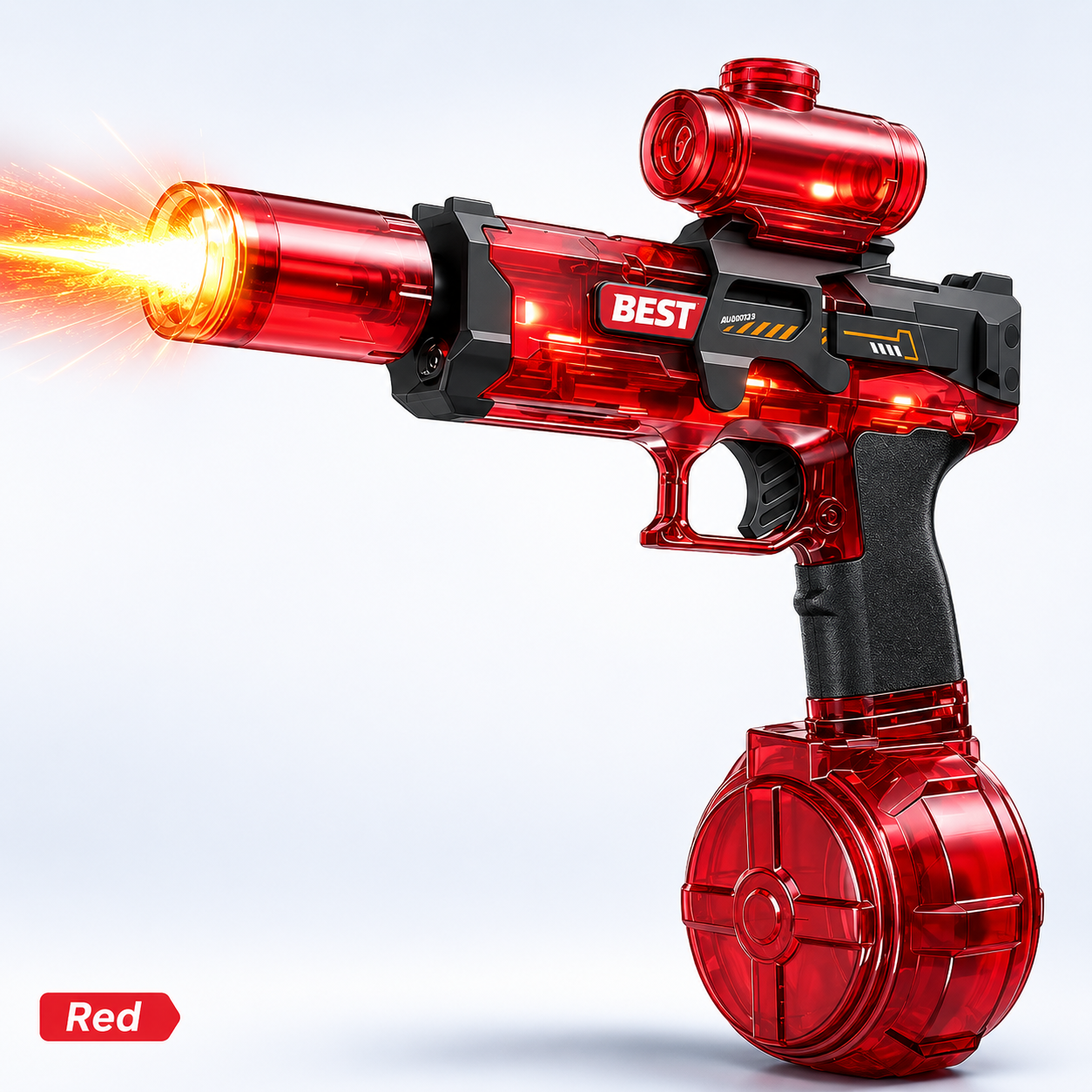 Futuristic Rapid-Fire LED Water Blaster💦