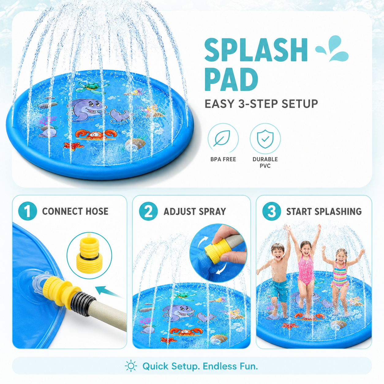 Kids Splash Water Mat🌊