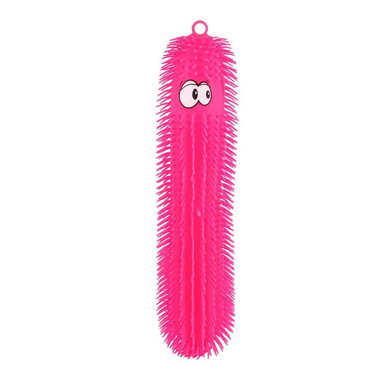 Glowing caterpillar, stress relief ball toy with flashing lights