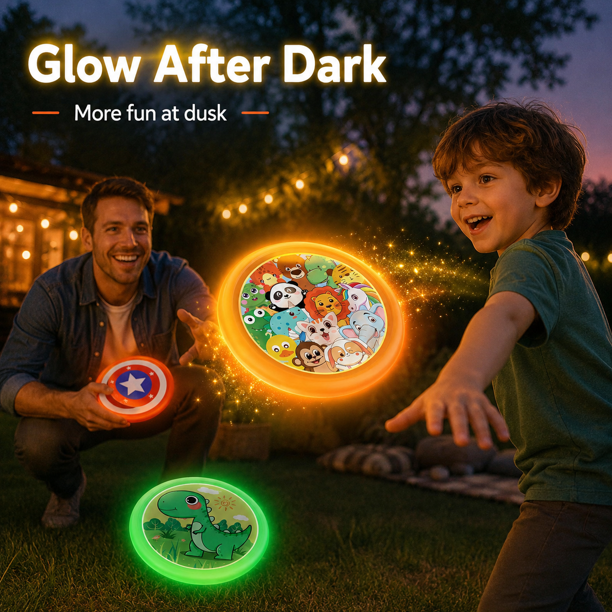 Soft Cartoon Flying Disc for Outdoor Fun