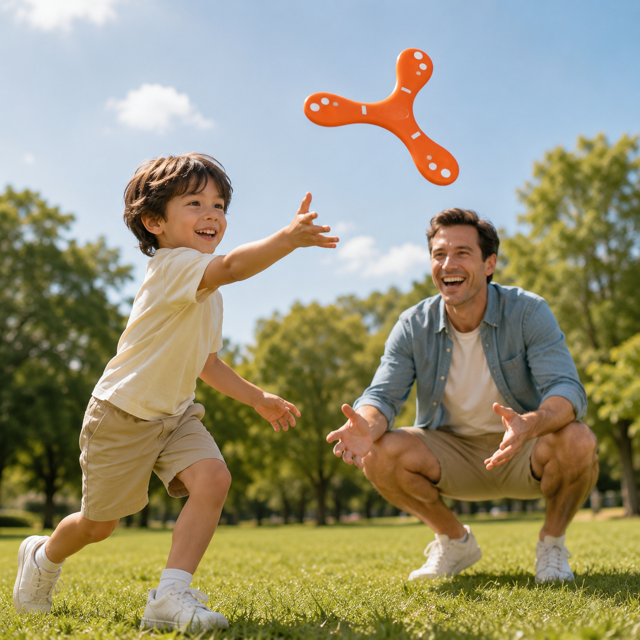 5 PCS Soft EVA Kids Boomerang & Flying Disc