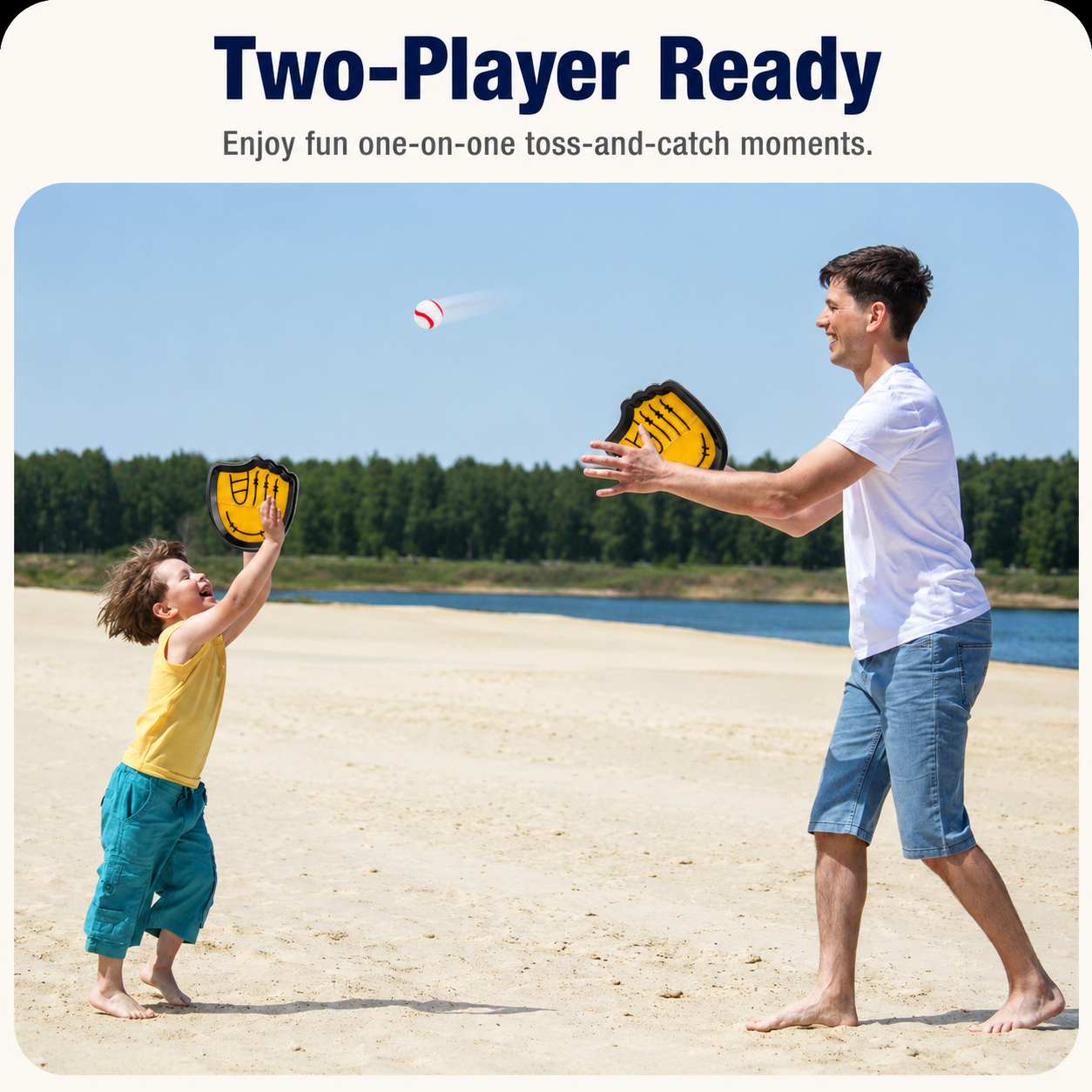 Sticky Paddle Ball Game Set
